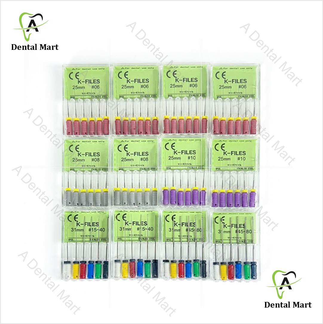 Endodontic K-File 21/25mm #15-40